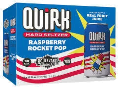Quirk Hard Seltzer Raspberry Rocket Pop