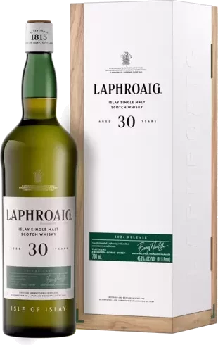 Laphroaig 30 Year Old Single Malt Scotch Whisky (2024 release)