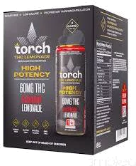 Torch High Potency  Pineapple Seltzer 60mg THC