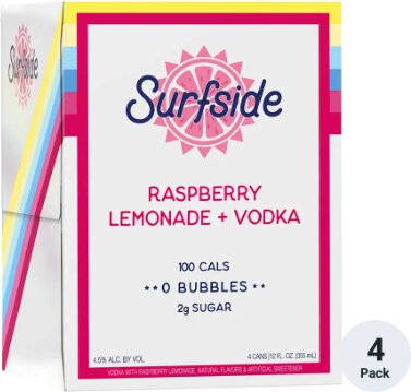 Surfside Raspberry Lemonade & Vodka