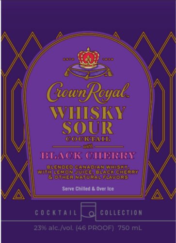 Crown Royal Whiskey Sour Black Cherry