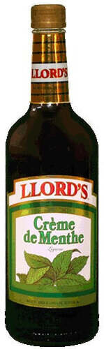 Llord's Creme De Menthe Green Liqueur