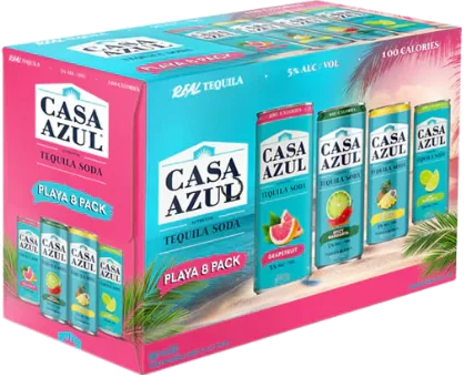 Casa Azul Tequila Soda Playa Pack Variety