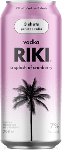 Riki Vodka Splash Of Cranberry