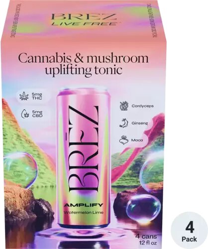 Brez Amplify Watermelon Lime 5MG THC 5MG CBD