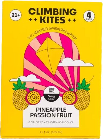 Climbing Kites Pineapple Passionfruit 10MG THC 10MG CBD