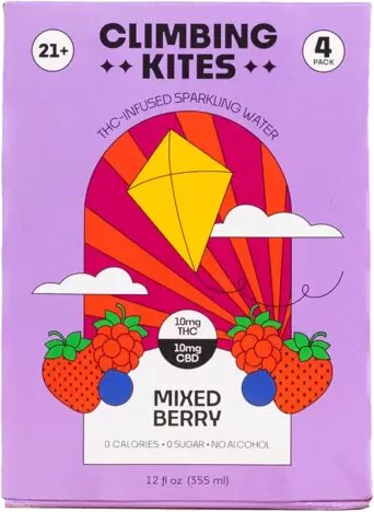 Climbing Kites Mixed Berry 10MG THC 10MG CBD