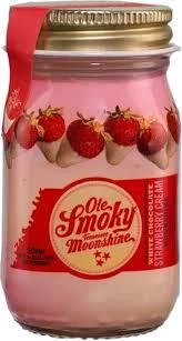 Ole Smoky White Chocolate & Strawberry Cream Moonshine