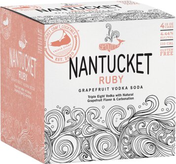 Nantucket Craft Rtd Ruby Grapefruit Soda