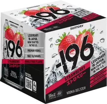 196 Strawberry Vodka Seltzer