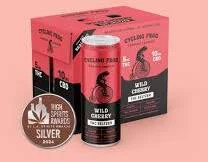 Cycling Frog Wild Cherry THC CBD Seltzers
