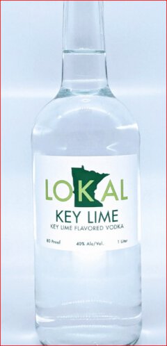Lokal Vodka Key Lime Ltr