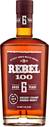 Rebel 100 Proof 6 Year Old Bourbon Whiskey