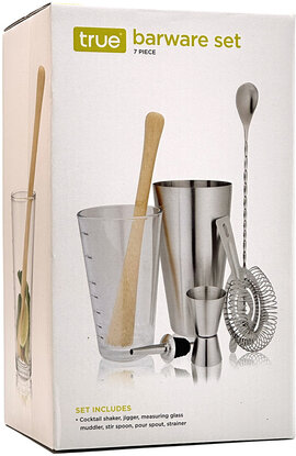 True Brand 7-Piece Barware Set
