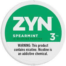 Zyn Nicotine Pouches Spear 3mg Log