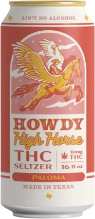 16ozcan Howdy High Horse Thc Seltzer 10mg Thc Paloma