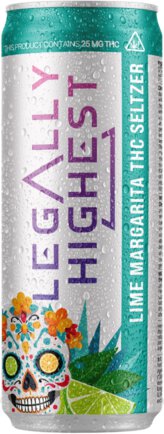 LEGALLY HIGHEST LIME MARGRITA 25MG THC