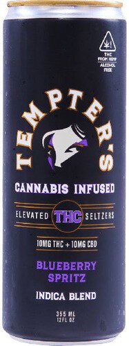 Cbd Tempter's Blueberry Spritz 10mg Cbd 10mg Thc