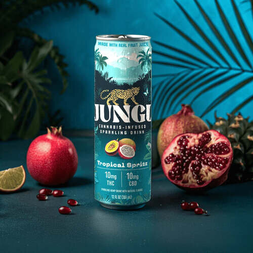 Jungl Cannabis Infused Sparkling Tropical Spritz 10mg Thc Cbd