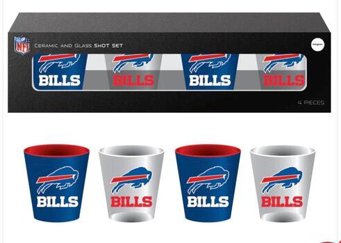 Buffalo Bills Shot Glass Ceramic