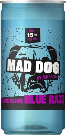 Mad Dog Bling Bling Blue Razz