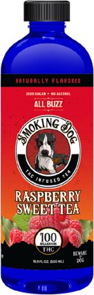 Smoking Dog Raspberry Sweet Tea 100mg THC Tea
