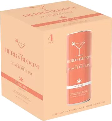 Herb & Bloom Thc Peach Bellini 10mg