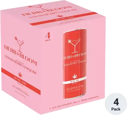 Herb & Bloom Thc Strawberry Daiquiri 10m