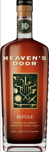 Heavens Door Refuge Straight Rye Whiskey