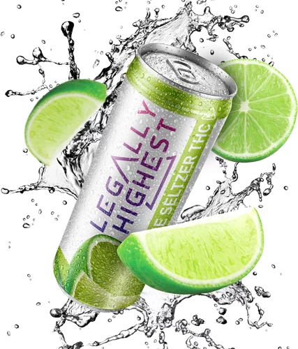Legally Highest Thc 30mg Seltzer Lime Margarita
