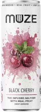 Muze Black Cherry Thc Infused Seltzer 10mg