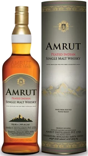 Amrut Peated Indian Whisky - 750ml