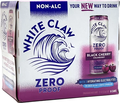 White Claw Non Alcoholic Black Cherry