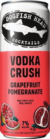 Dogfish Head Cocktails Vodka Crush Grapefruite Pomegranate RTD Cocktail Cans