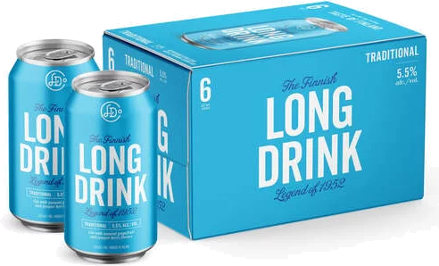 Long Drink Traditional Seltzer RTD Cocktail Cans