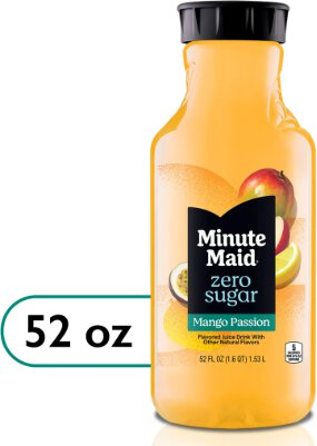 Minute Maid Zero Sugar Mango Passion Fruit Drink