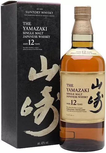SUNTORY YAMAZAKI 12 YEAR  OLD JAPANESE WHISKEY