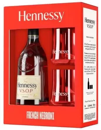 Hennessy V.S.O.P. Cognac (gift set with two glasses)