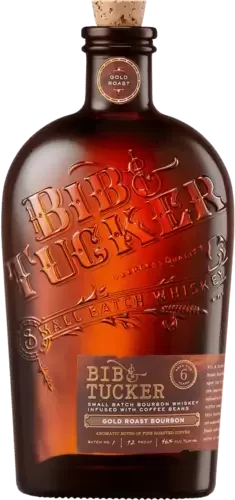 Bib & Tucker Gold Roast Coffee Flavored Bourbon 750ml, Kentucky