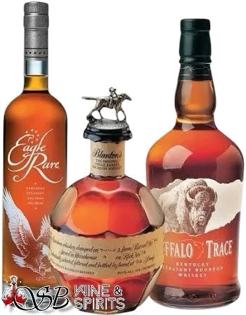 Buffalo Trace, Blanton’s & Eagle Rare Bourbon Collection – 3 Bottle Set