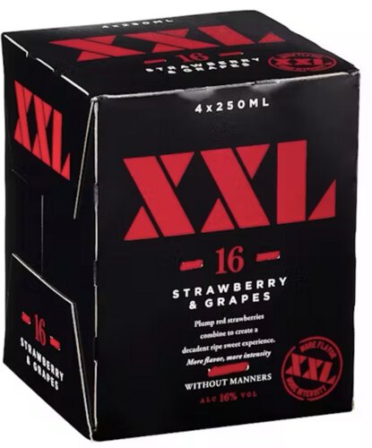 Xxl Moscato Strawberry Cans