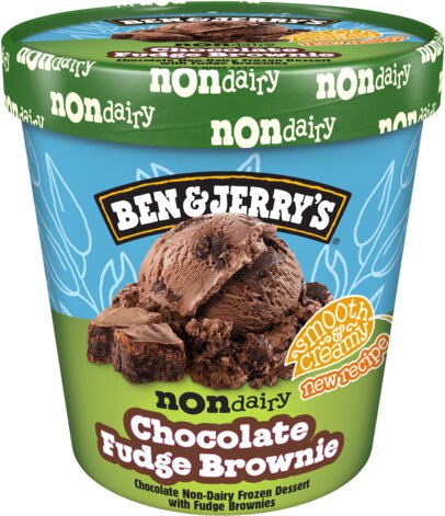 Ben & Jerry's Chocolate Fudge Brownie Non Dairy Ice Cream 1x Pint