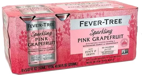 Fever Tree Sparkling Pink Grapefruit