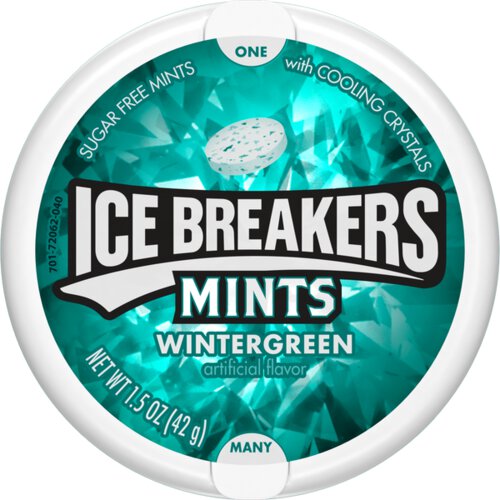 Ice Breakers Ice Cubes Wintergreen Sugar Free Gum Pc