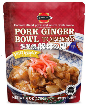 Jb Ginger Pork Bowl Topping