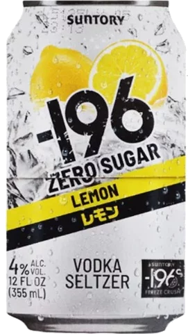 196 Vodka Seltzer Lemon Zero Sugar