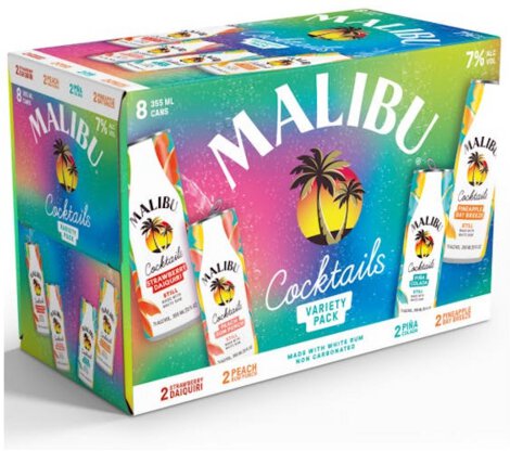 Malibu Cocktails Variety 8 Pack
