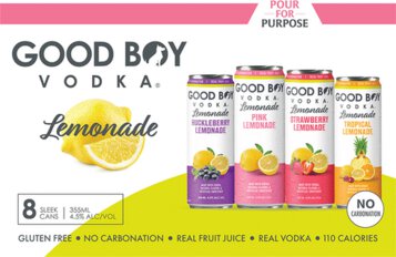 Good Boy Vodka Lemonade Variety Pack