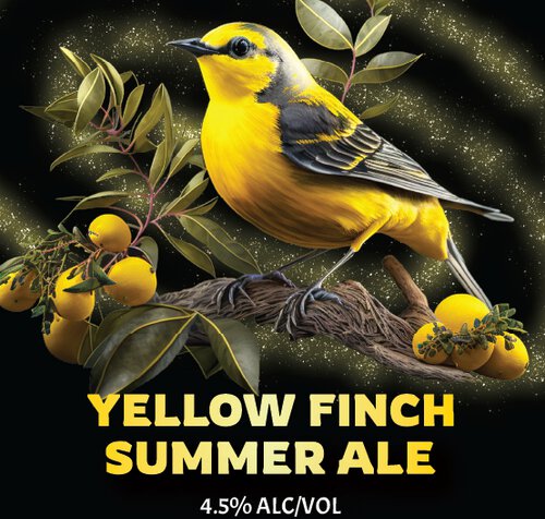 Brookeville Beer Farm Yellow Finch Lemon Summer Ale Bbf