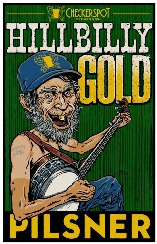 Checkerspot Brewing Co Hillbilly Gold Pilsner 4pk Cans
